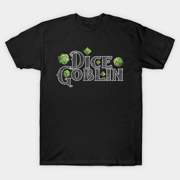 Dice Goblin Forest Green Dice T-Shirt by ViolaVixi